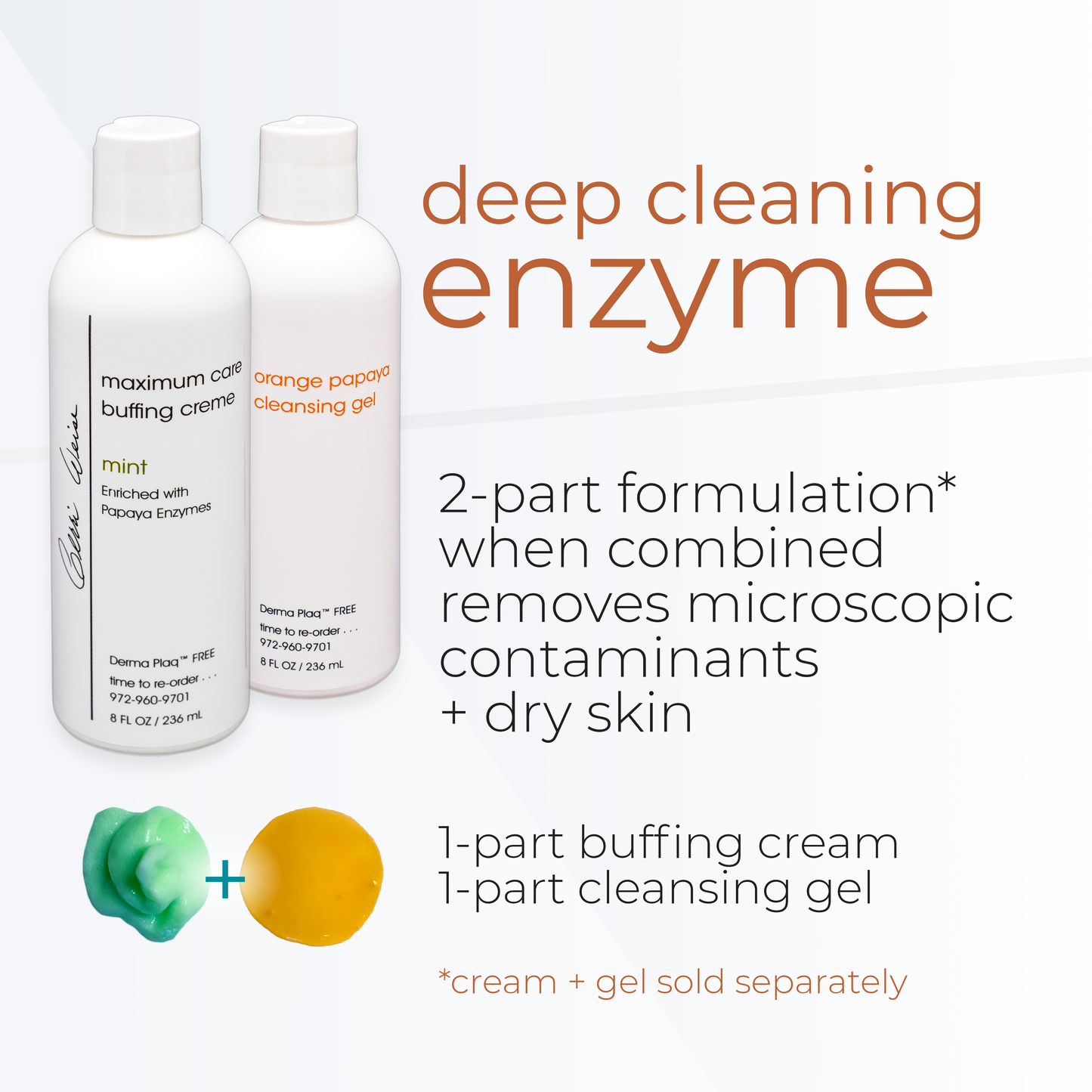 Mint Buffing Cream with Papaya Enzymes, 8 fl oz