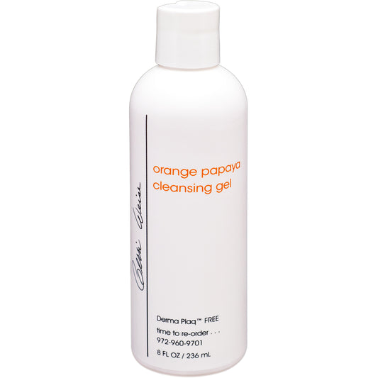 Orange Papaya Cleansing Gel, Microscopic Contaminant Removal, 8 fl oz